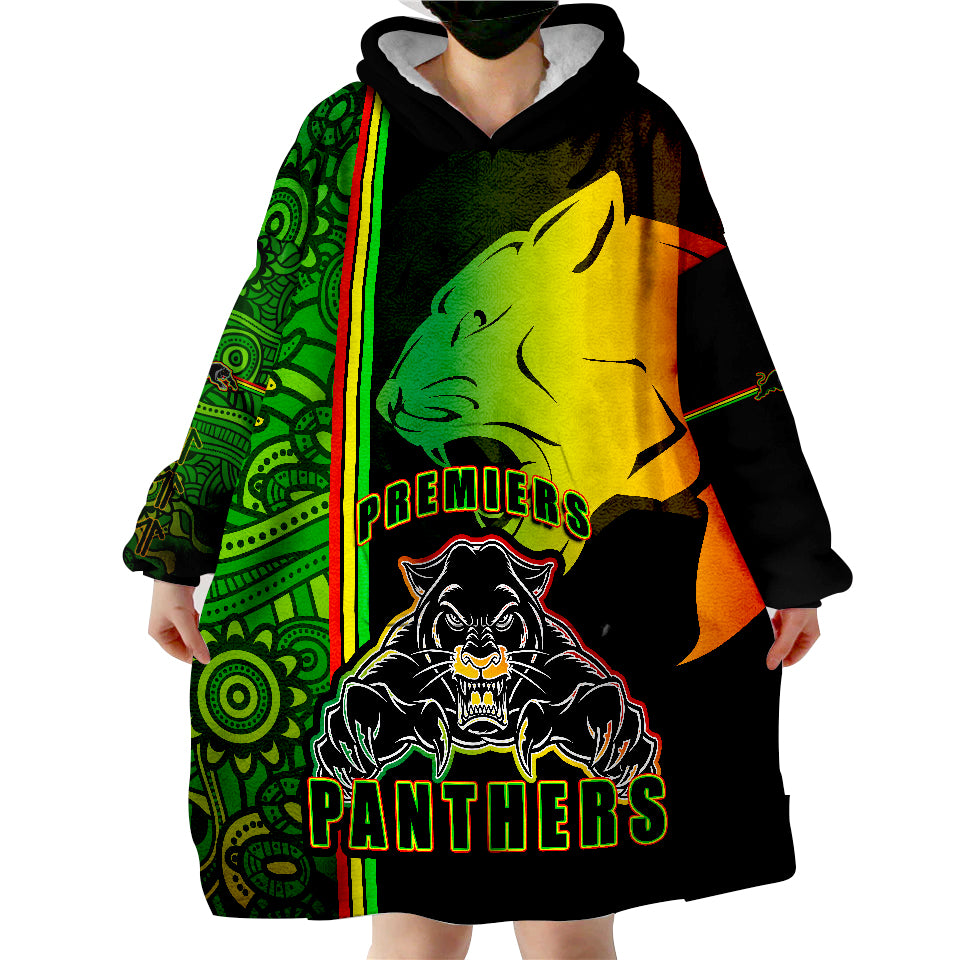 penrith-panthers-premiers-angry-panther-indigenous-aboriginal-style-wearable-blanket-hoodie