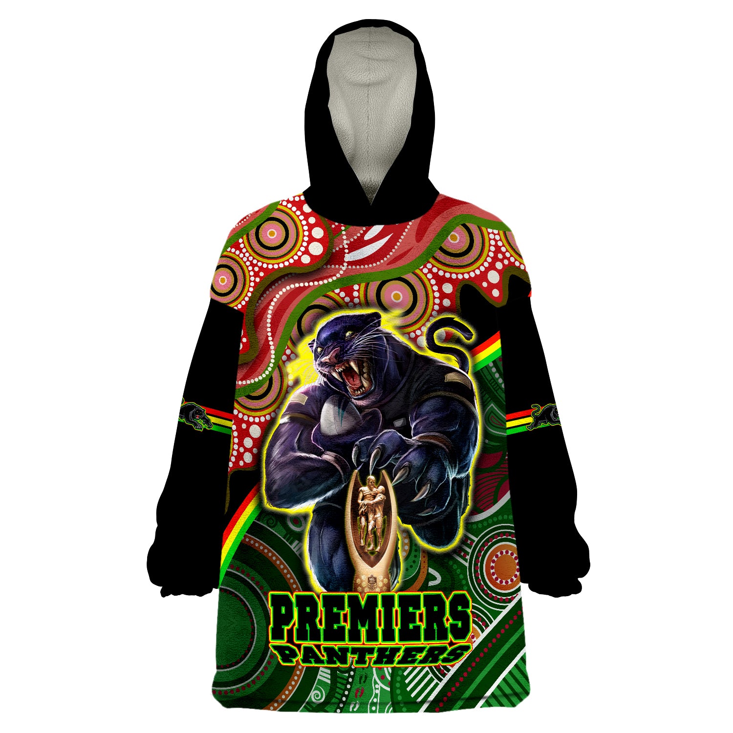 penrith-panthers-premiers-black-panther-with-aboriginal-arty-wearable-blanket-hoodie
