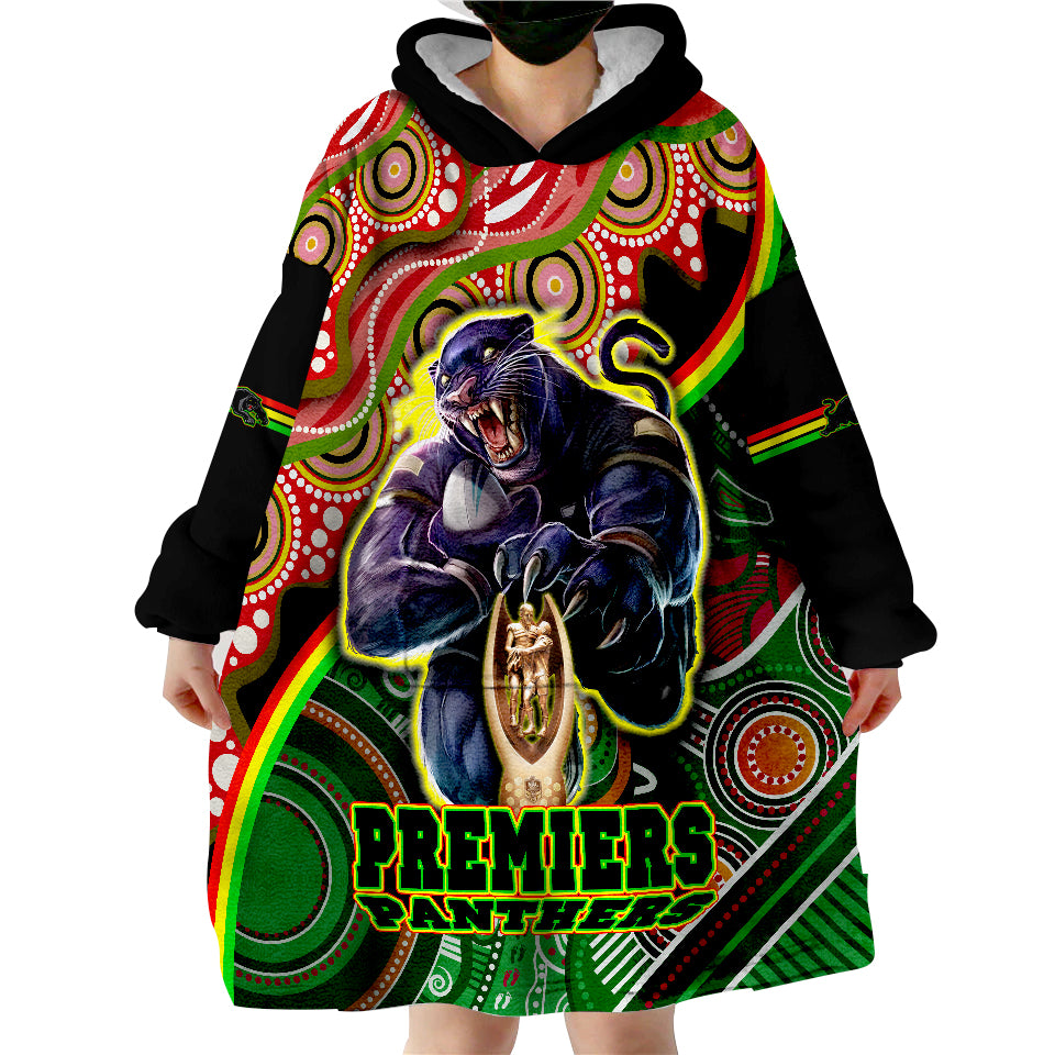 penrith-panthers-premiers-black-panther-with-aboriginal-arty-wearable-blanket-hoodie