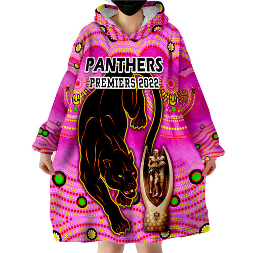 penrith-panthers-rugby-pink-crouching-panther-premiers-2022-wearable-blanket-hoodie