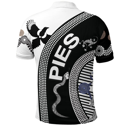 combo-polo-shirt-and-men-short-collingwood-pies-unique-indigenous