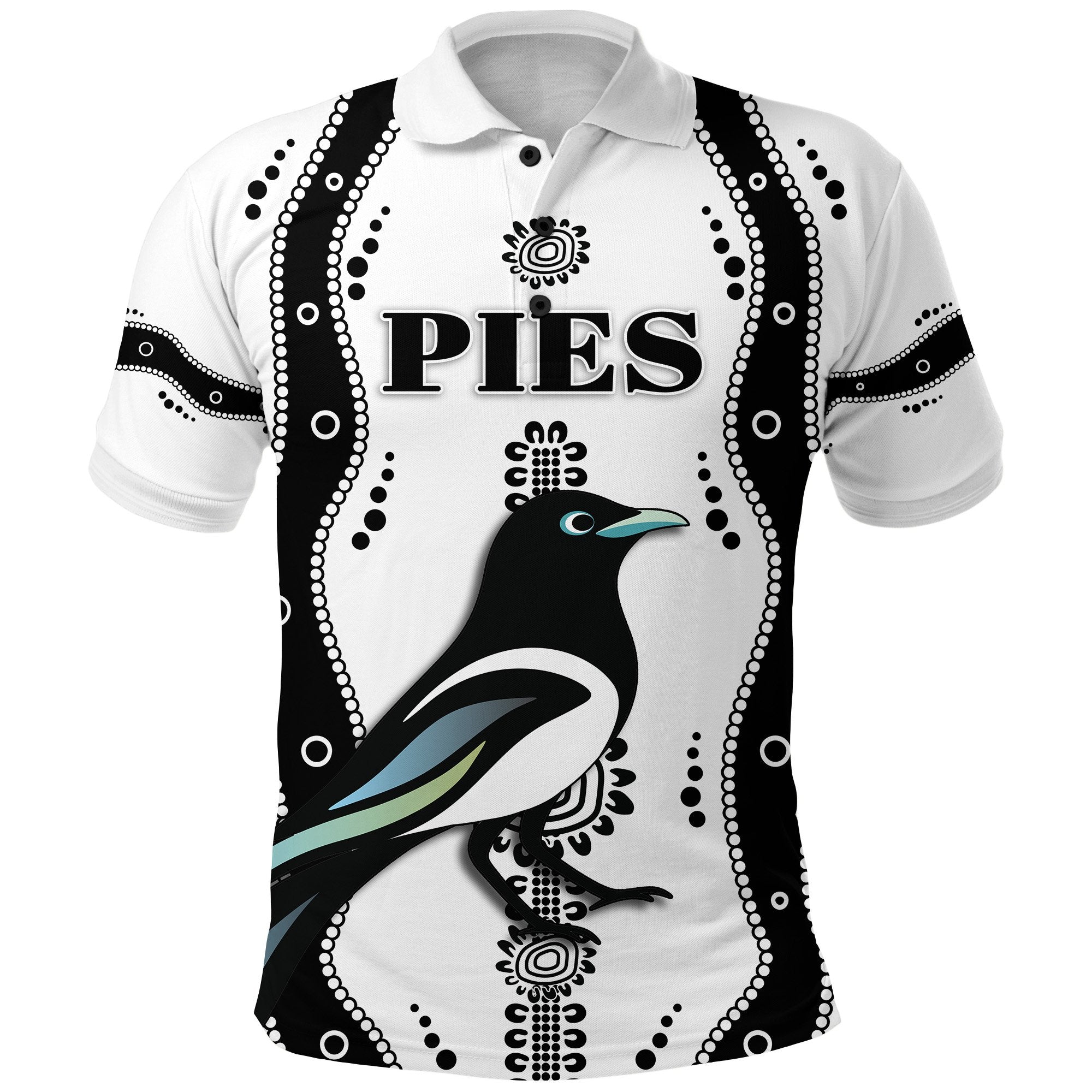 combo-polo-shirt-and-men-short-collingwood-pies-indigenous-white