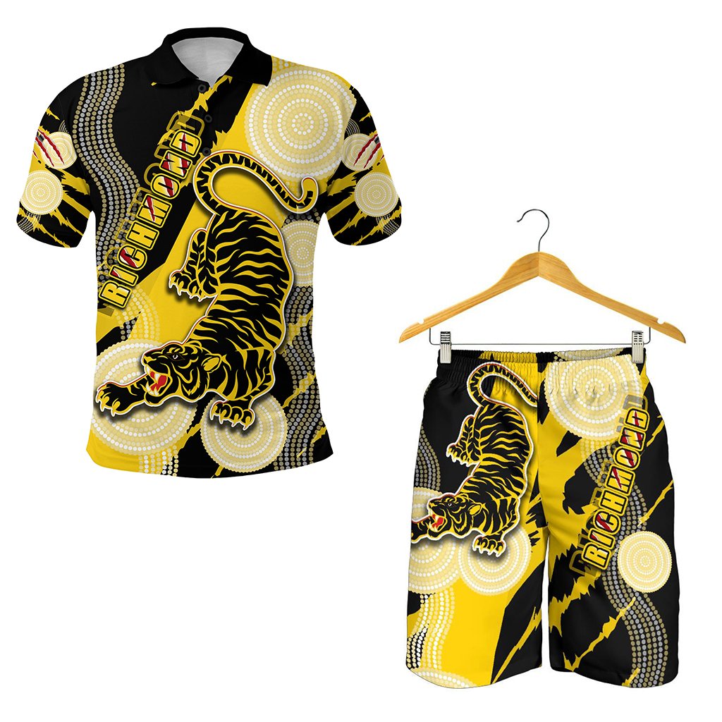 combo-polo-shirt-and-men-short-richmond-power-tigers-indigenous