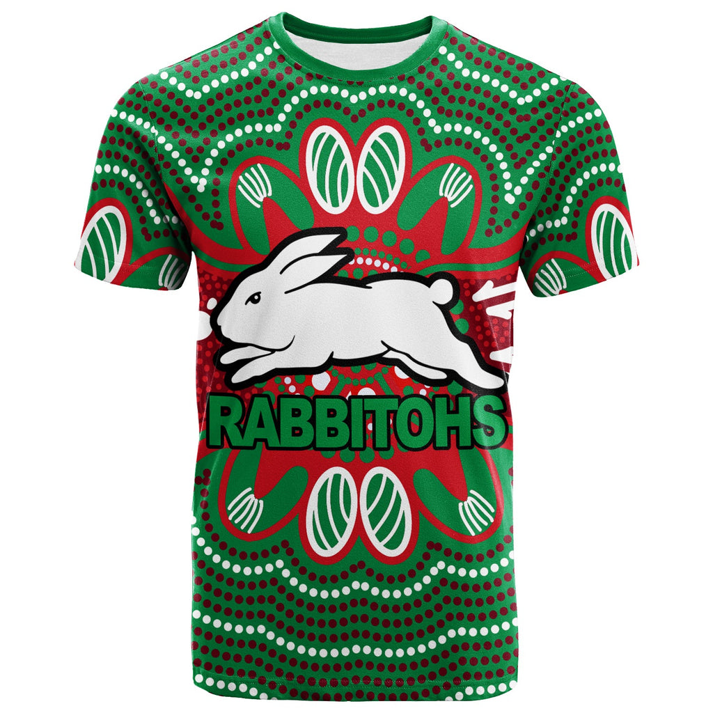 rabbitohs-t-shirt-aboriginal-dot-painting