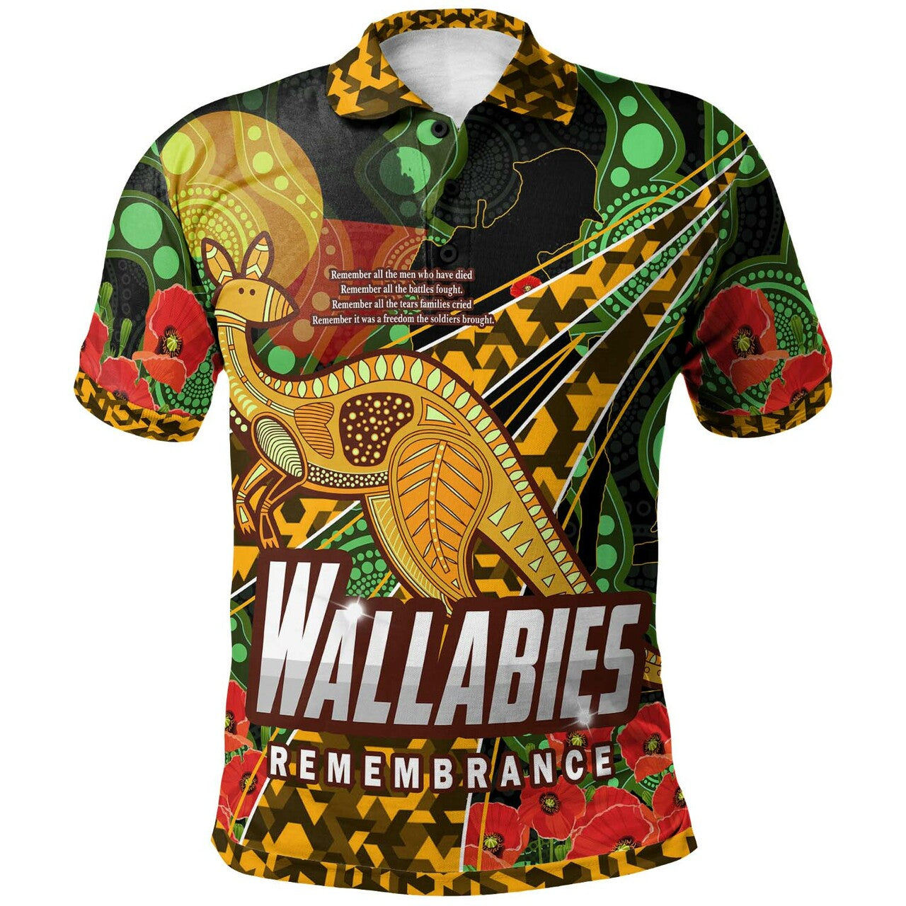 wallabies-rugby-polo-shirt-custom-anzac-wallabies-kangaroo-with-aboriginal-patterns-polo-shirt