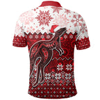 aboriginal-christmas-2022-kangaroo-polo-shirt-red-style