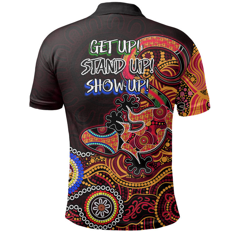 naidoc-2022-aboriginal-lizard-polo-shirt-red-style