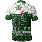 aboriginal-christmas-2022-kangaroo-polo-shirt-green-style