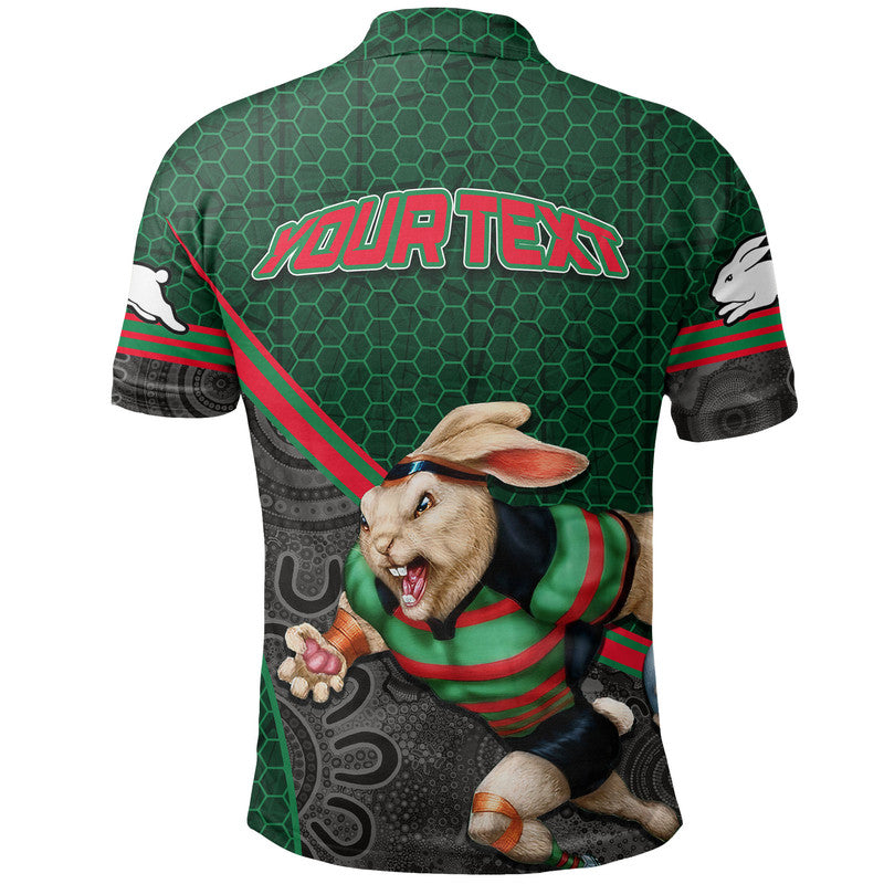 custom-personalised-rabbitohs-rugby-polo-shirt-mix-aboriginal-simple