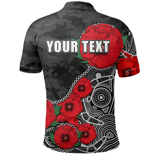 custom-personalised-anzac-day-nrl-panthers-army-mix-aboriginal-polo-shirt