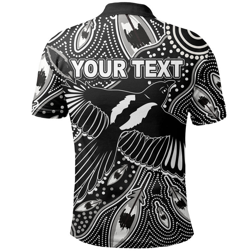 custom-personalised-collingwood-magpies-polo-shirt-aboriginal-art