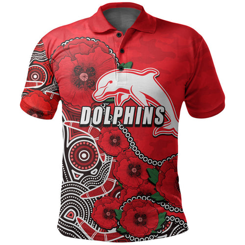 custom-personalised-anzac-day-nrl-dolphins-army-mix-aboriginal-polo-shirt