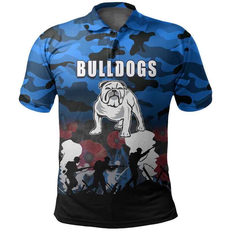 custom-personalised-nrl-anzac-day-polo-shirt-bulldogs-army-style