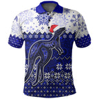 aboriginal-christmas-2022-kangaroo-polo-shirt-blue-style