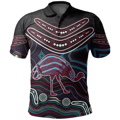 custom-personalised-emu-aboriginal-boomerang-polo-shirt-no4