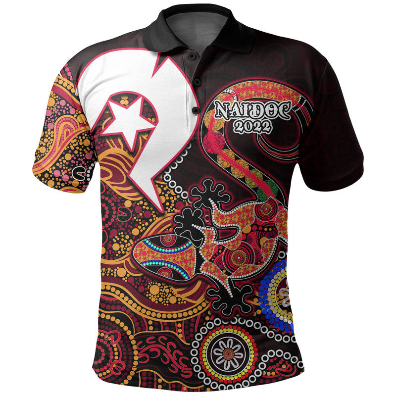 naidoc-2022-aboriginal-lizard-polo-shirt-red-style