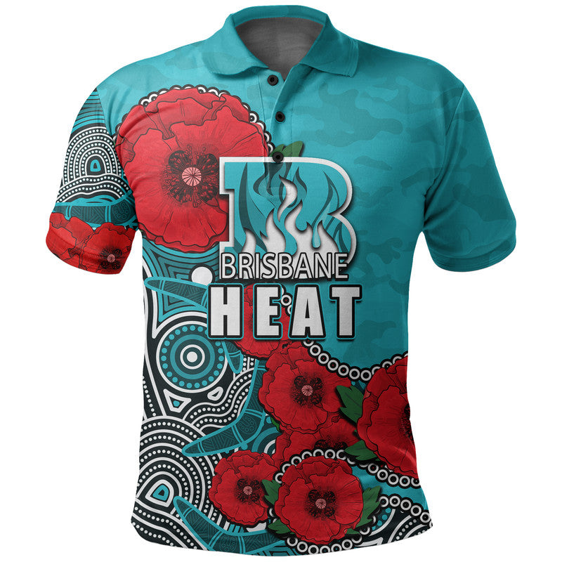 custom-personalised-anzac-day-brisbane-heat-army-mix-aboriginal-polo-shirt