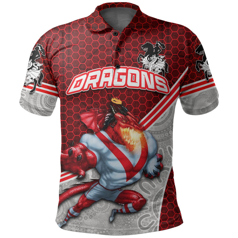 custom-personalised-dragons-rugby-polo-shirt-mix-aboriginal-simple