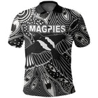 custom-personalised-collingwood-magpies-polo-shirt-aboriginal-art