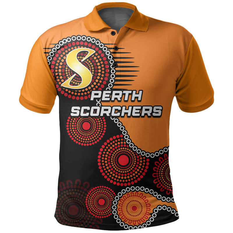 custom-personalised-perth-scochers-polo-shirt-aboriginal-circle