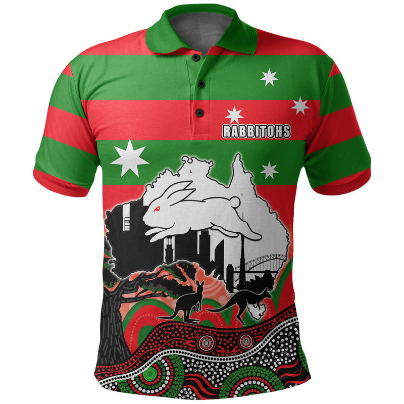 custom-personalised-rabbitohs-rugby-polo-shirt-australia-day-style