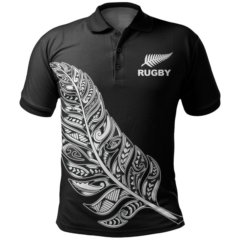 maori-face-tattoo-all-black-rugby-polo-shirt