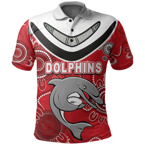 custom-personalised-dolphins-rugby-aboriginal-boomerang-polo-shirt