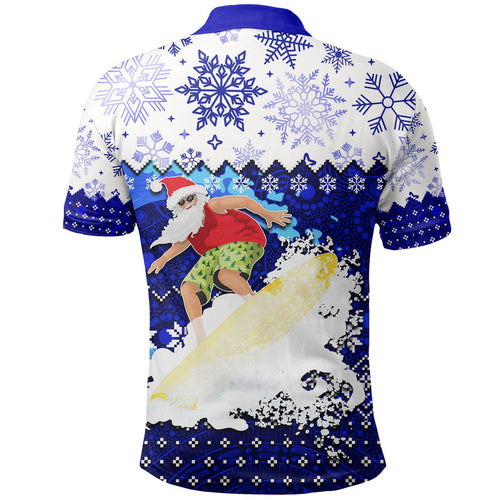 aboriginal-christmas-2022-santa-claus-surfing-polo-shirt-blue-style