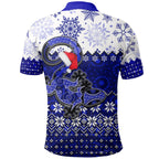 aboriginal-christmas-2022-lizard-polo-shirt-blue-style