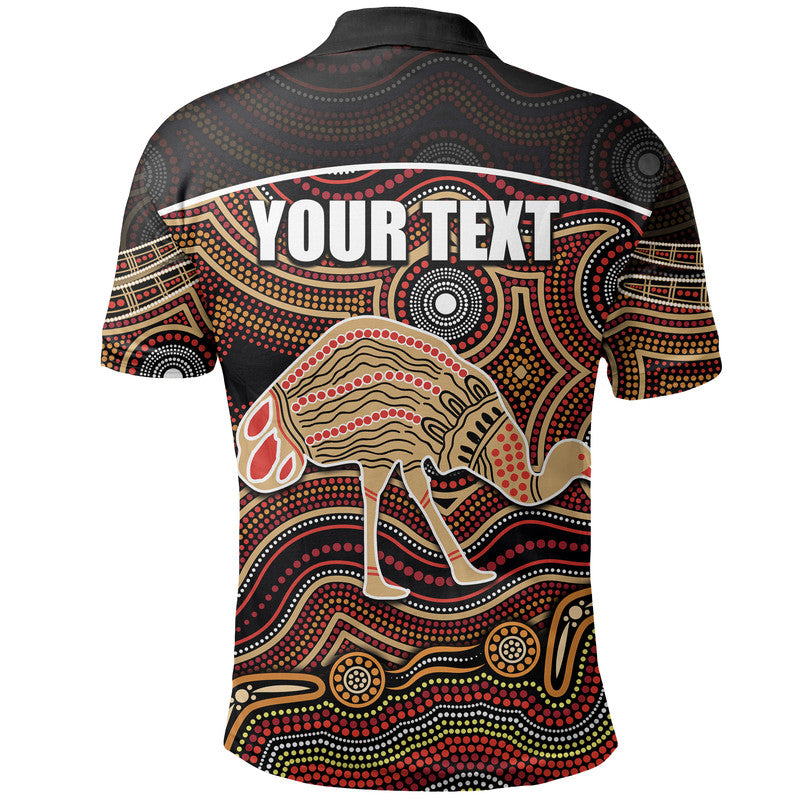 custom-personalised-emu-aboriginal-boomerang-polo-shirt-no2