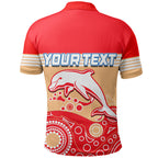 custom-personalised-dolphins-rugby-polo-shirt-aboriginal-simple