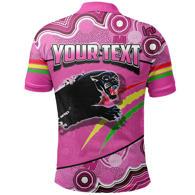 custom-personalised-panthers-rugby-polo-shirt-aboriginal-basic-style-pink