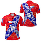 custom-personalised-west-perth-football-club-polo-shirt-falcons-indigenous-version-red-custom-text-and-number