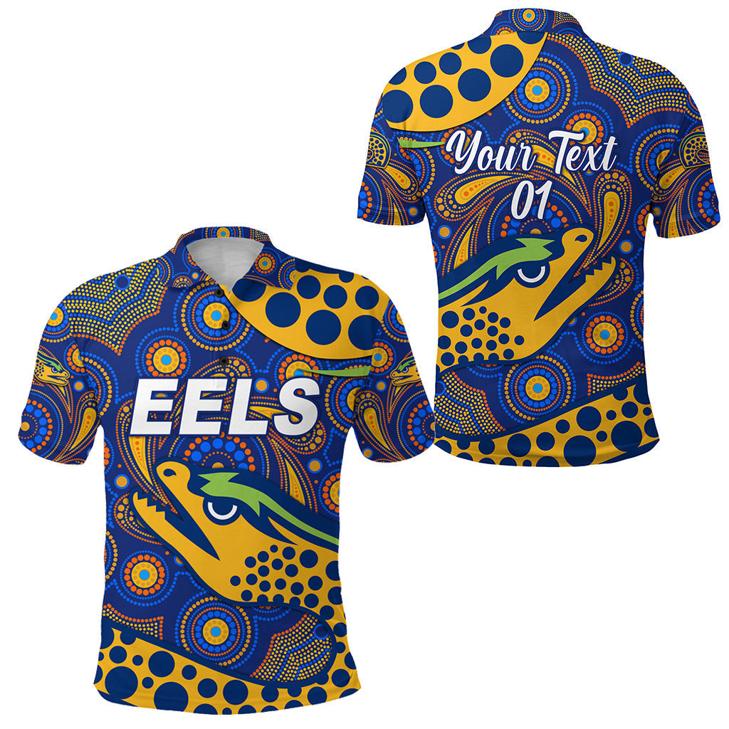 custom-personalised-parramatta-eels-polo-shirt-2021-indigenous-vibes-blue-custom-text-and-number