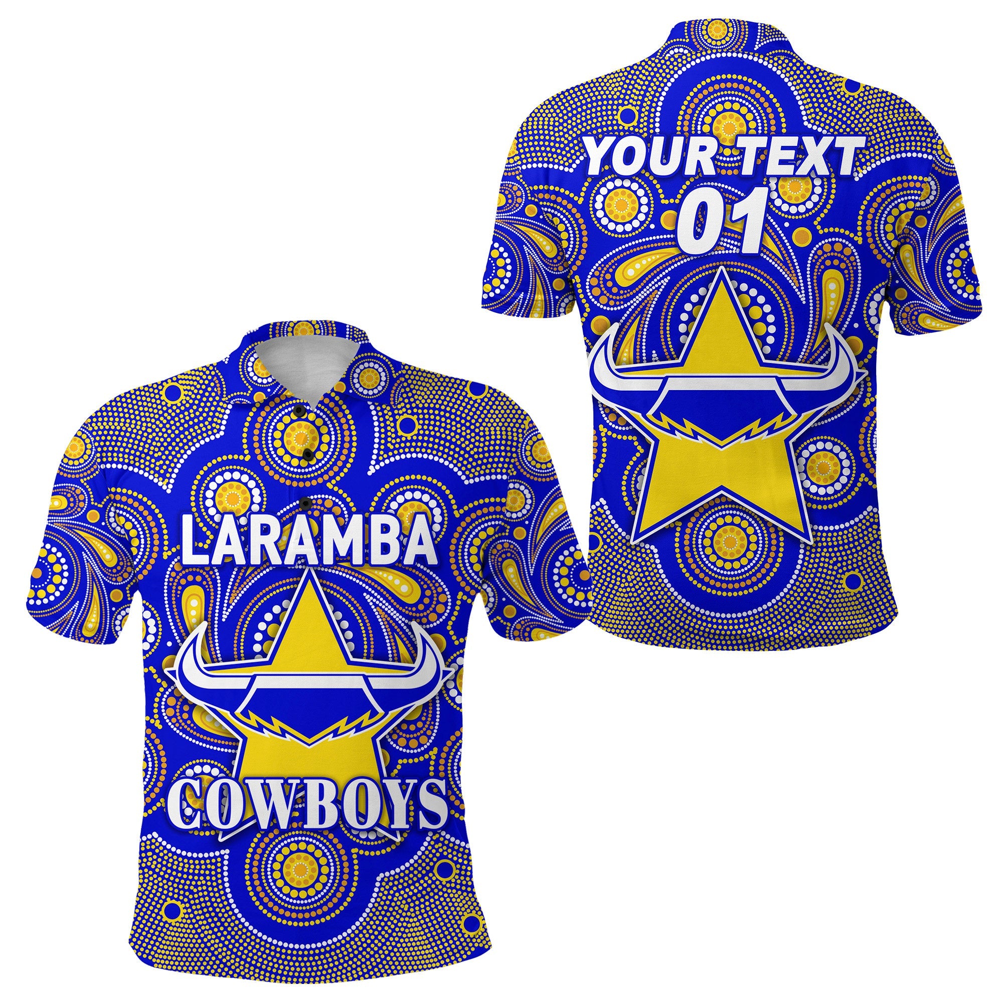 custom-personalised-laramba-cowboys-football-club-polo-shirt-indigenous-vibes-custom-text-and-number