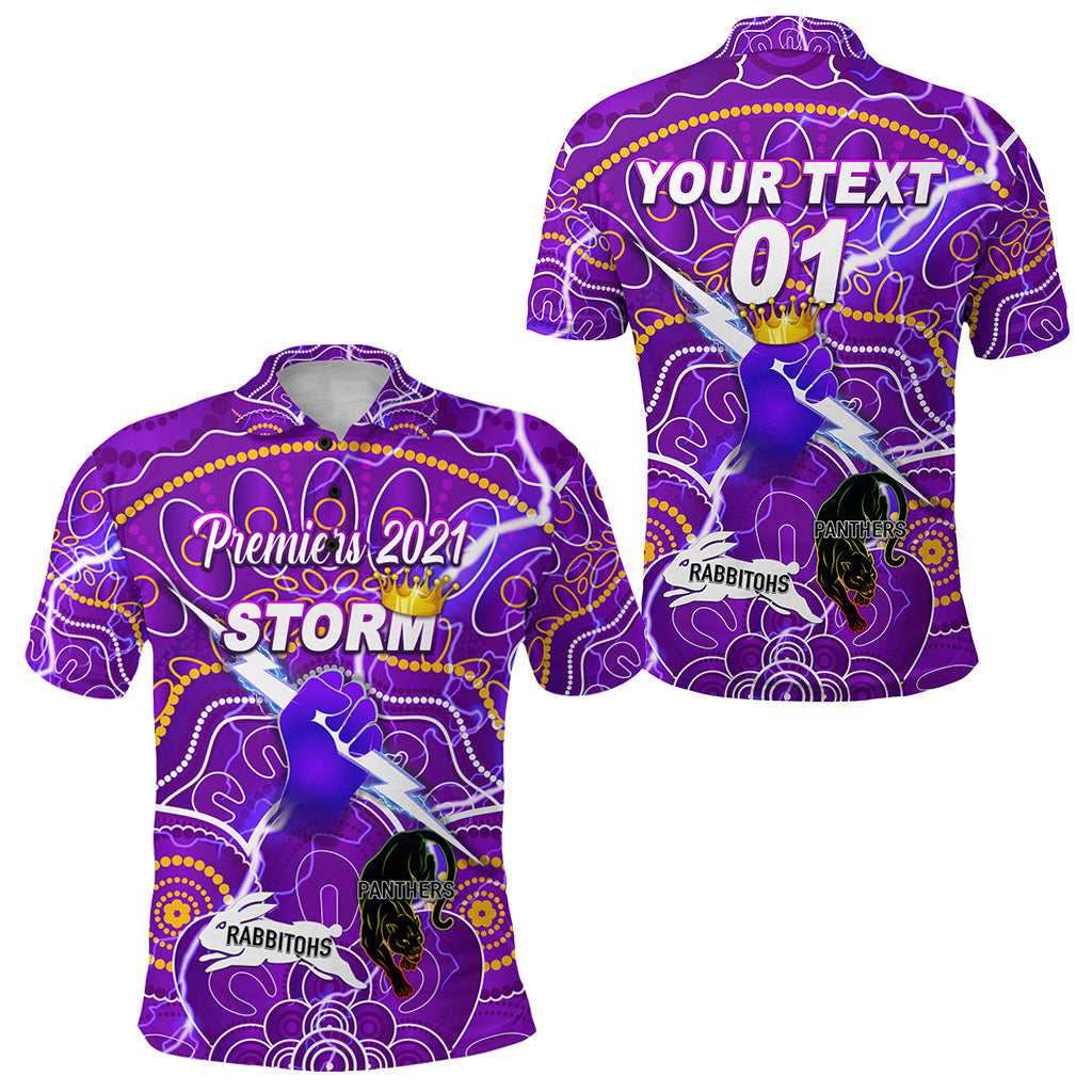 custom-personalised-melbourne-storm-polo-shirt-2021-indigenous-premiers-the-king-custom-text-and-number