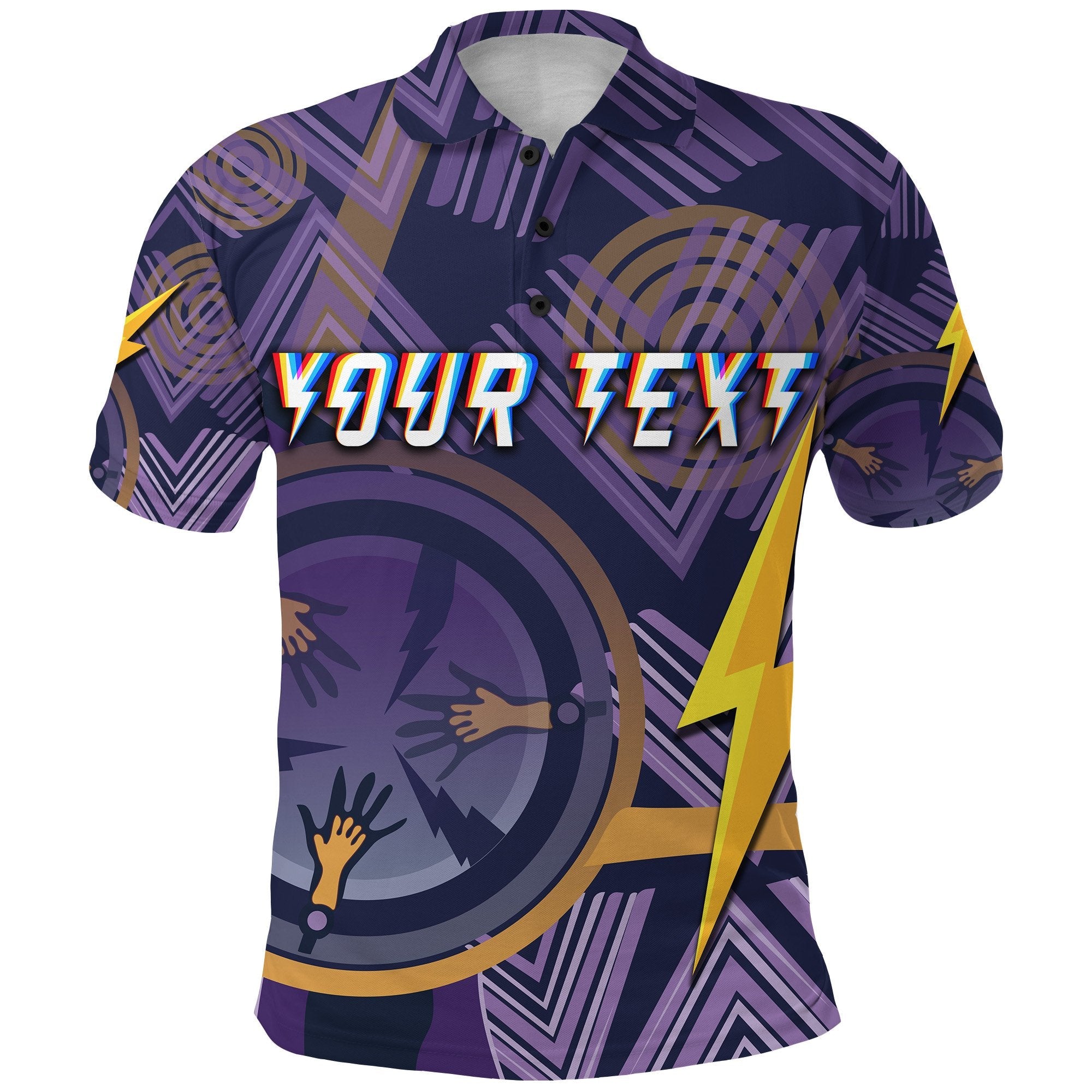 custom-personalised-storm-polo-shirt-simple-indigenous-purple