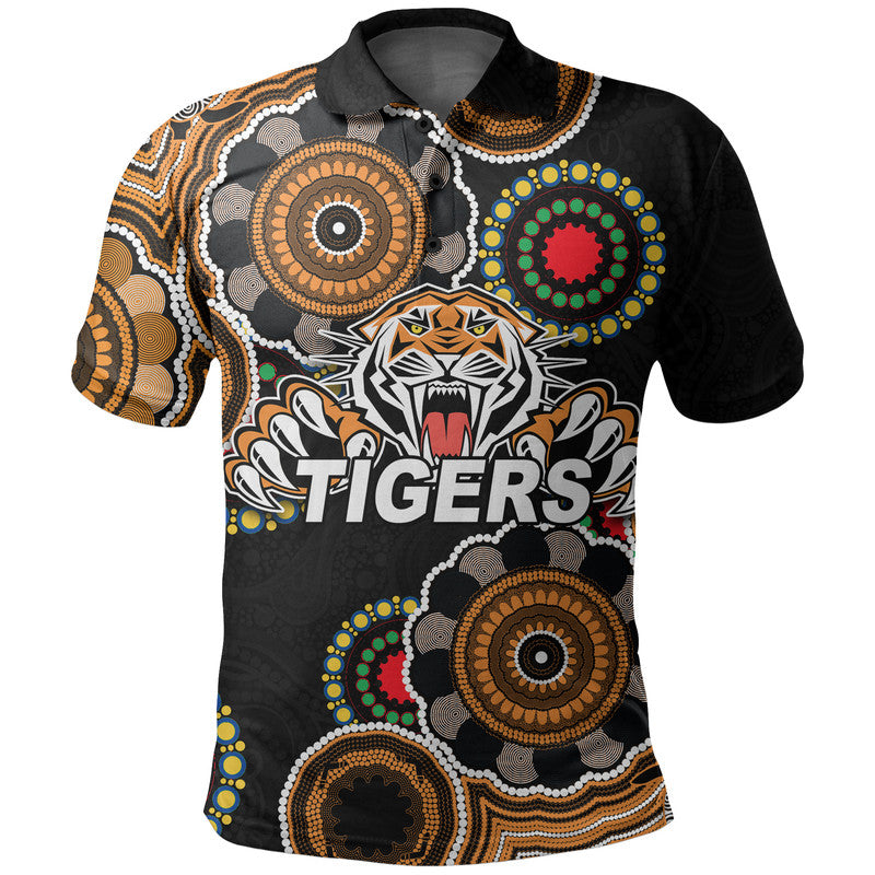custom-personalised-tigers-rugby-aboriginal-vibe-polo-shirt