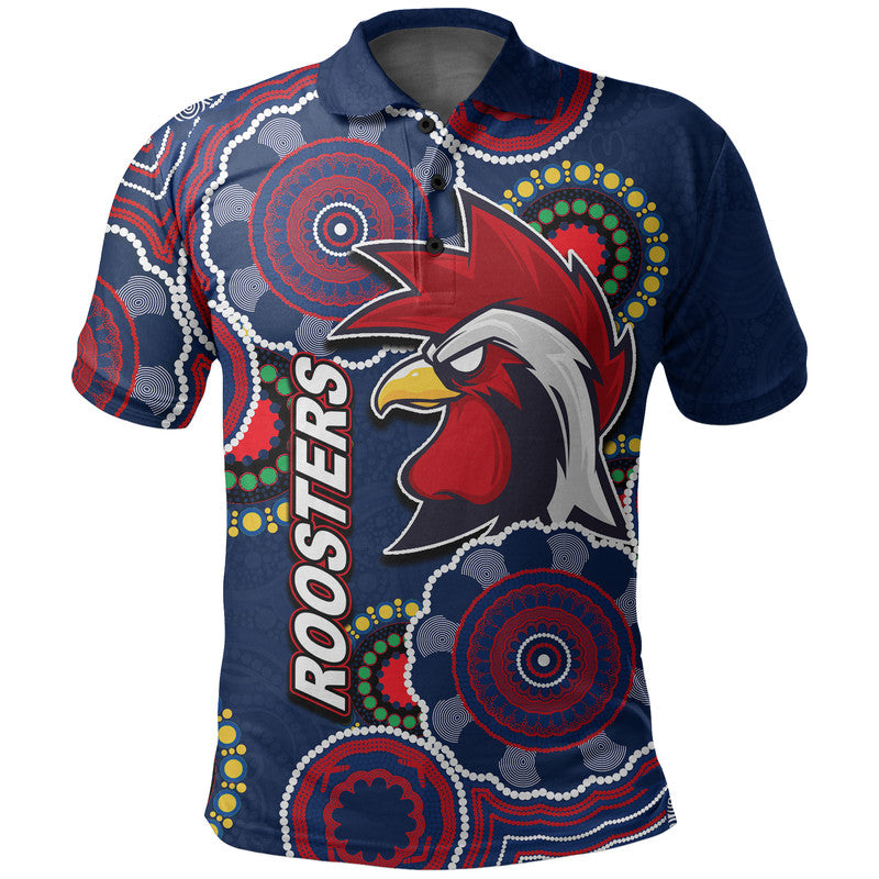 custom-personalised-rooster-rugby-aboriginal-vibe-polo-shirt