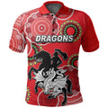 custom-personalised-dragons-rugby-aboriginal-vibe-polo-shirt-red