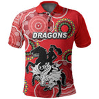 custom-personalised-dragons-rugby-aboriginal-vibe-polo-shirt-red