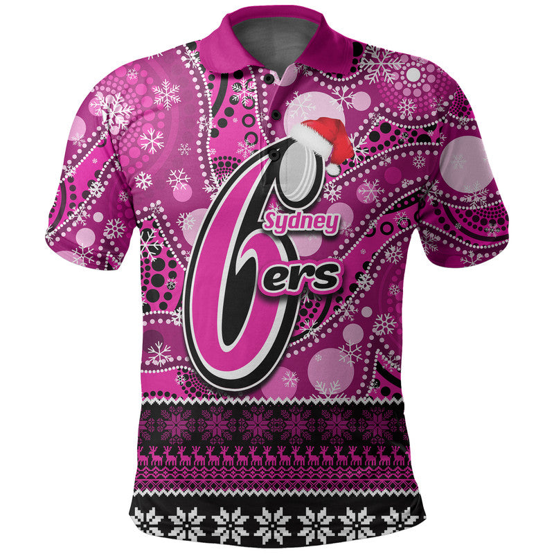 sydney-sixers-christmas-mix-aboriginal-polo-shirt