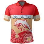 custom-personalised-dolphins-rugby-polo-shirt-aboriginal-simple
