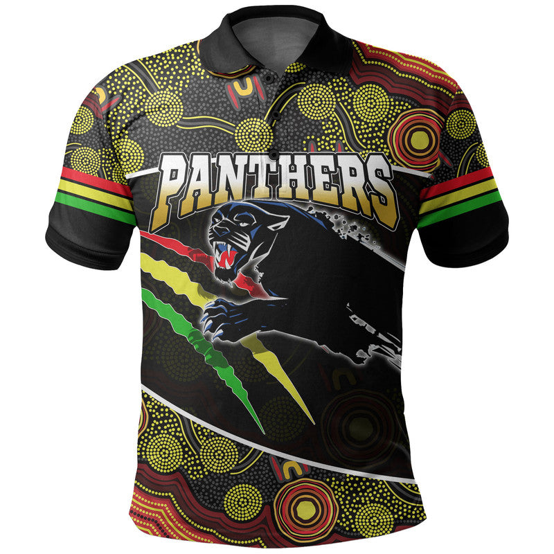 custom-personalised-panthers-rugby-polo-shirt-aboriginal-basic-style