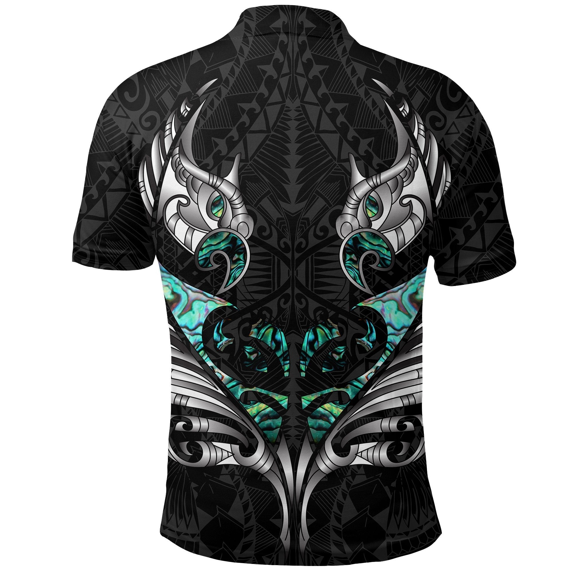 new-zealand-polo-shirt-manaia-paua-fern-wing-white