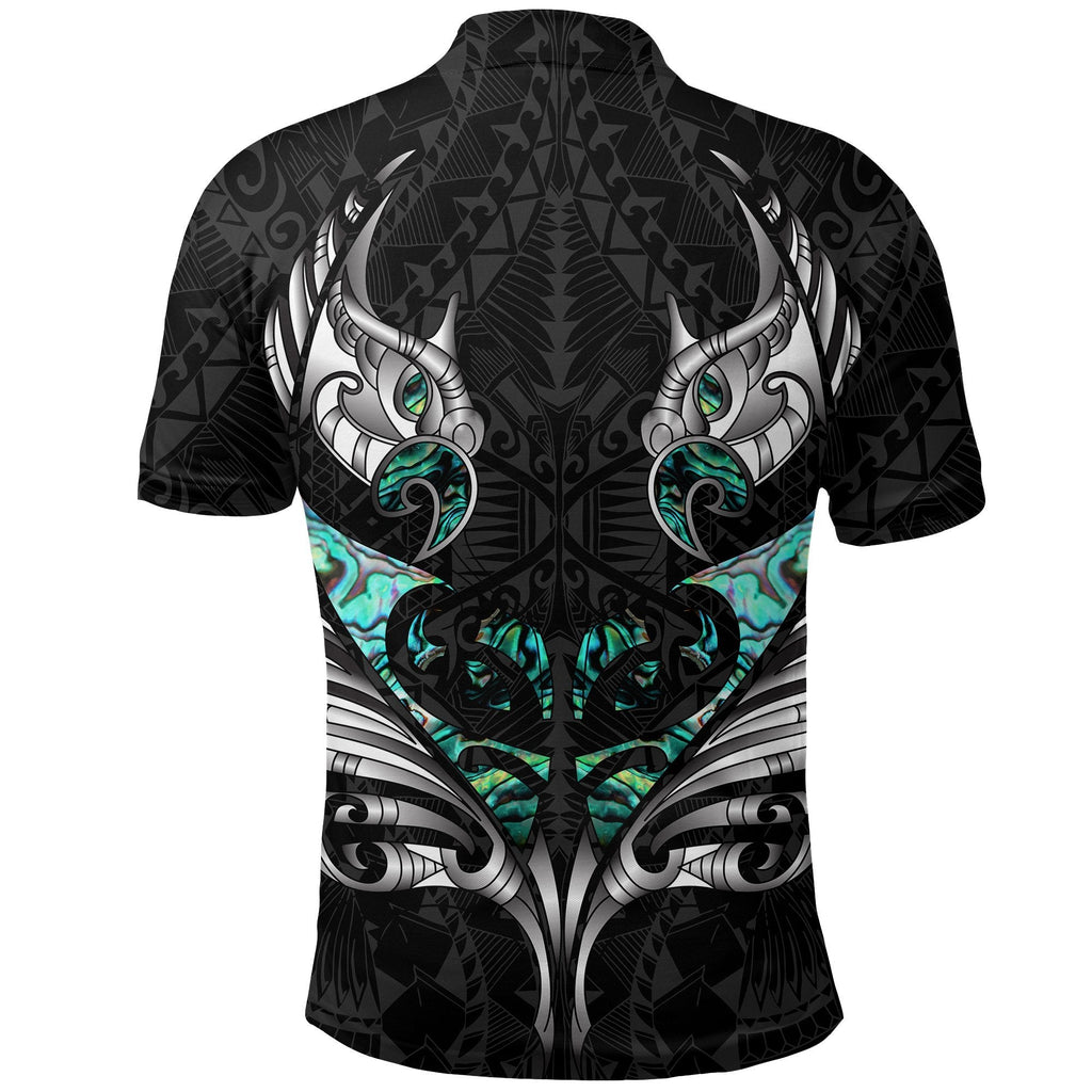 new-zealand-polo-shirt-manaia-paua-fern-wing-white