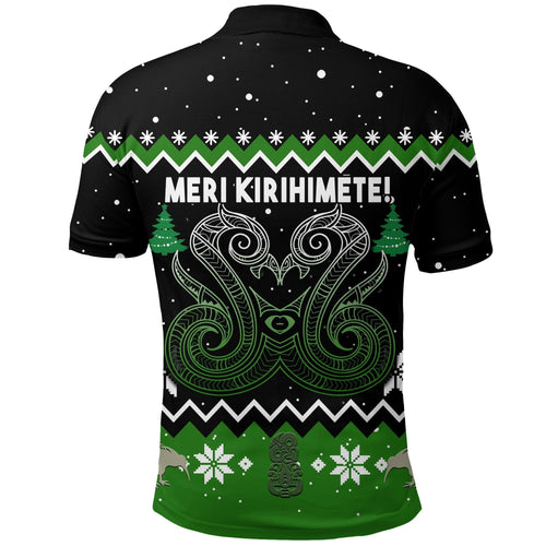 new-zealand-christmas-polo-shirt-manaia-meri-kirihimete