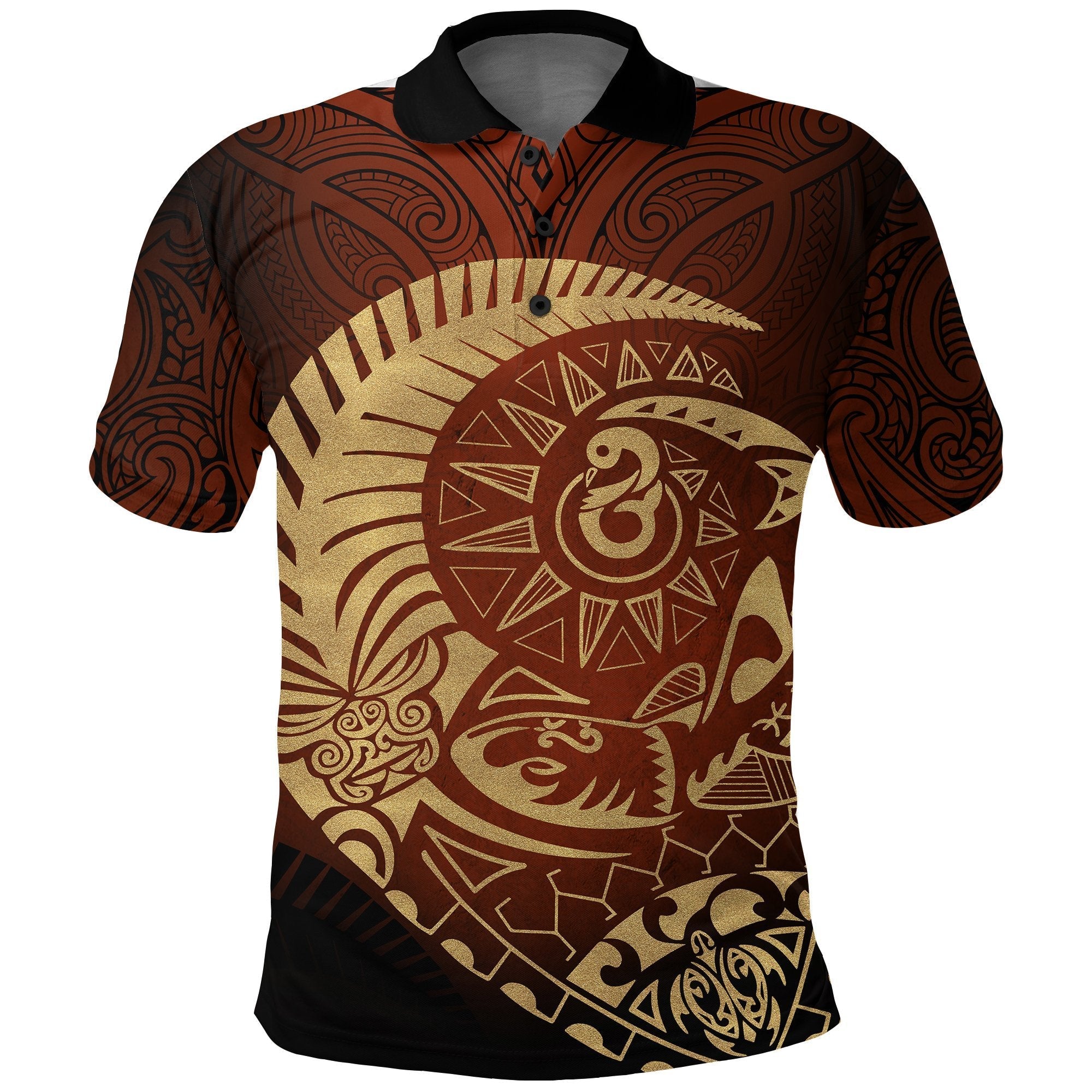 new-zealand-polo-shirt-maori-warrior-tattoo-tangaroa