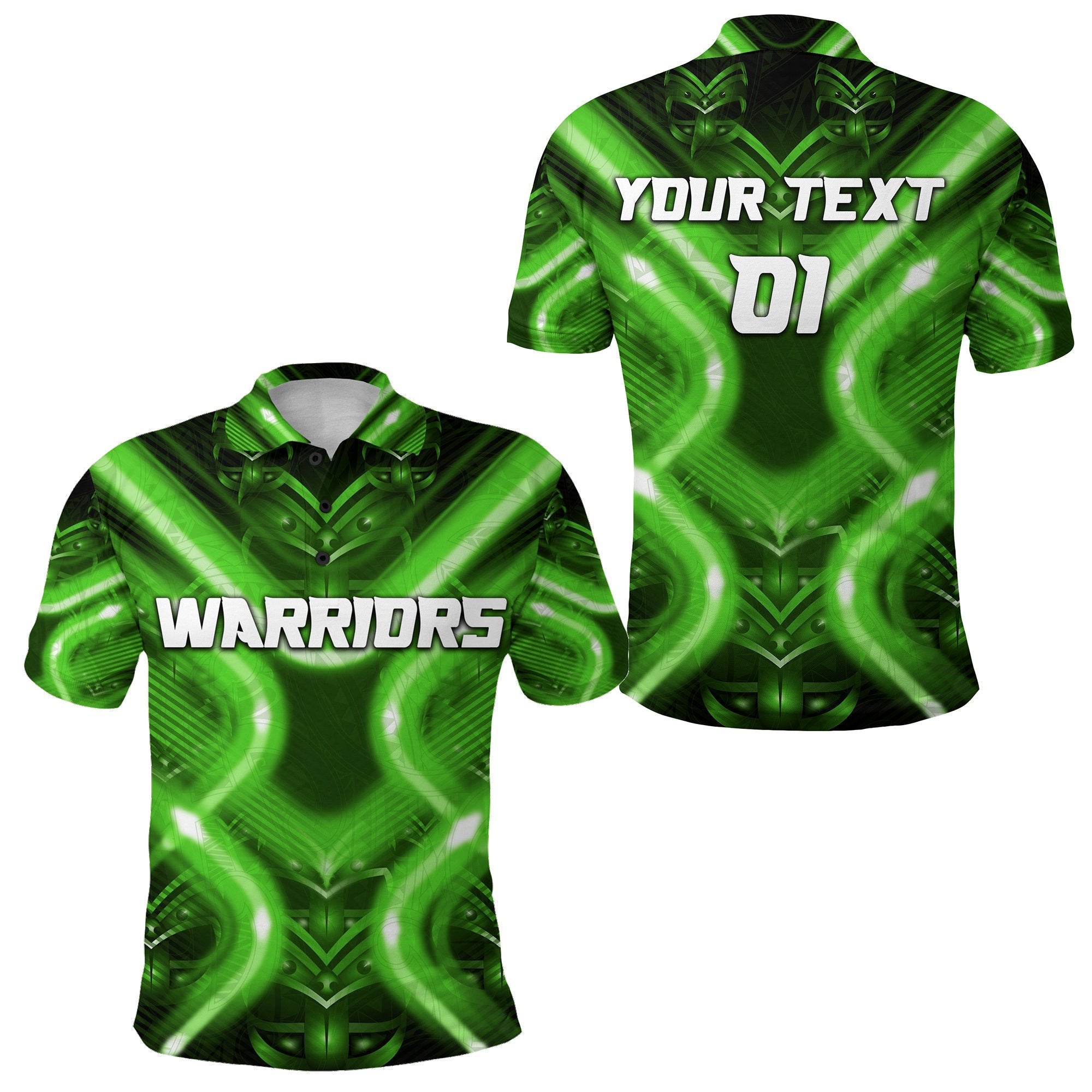 custom-personalised-new-zealand-warriors-rugby-polo-shirt-original-style-green-custom-text-and-number