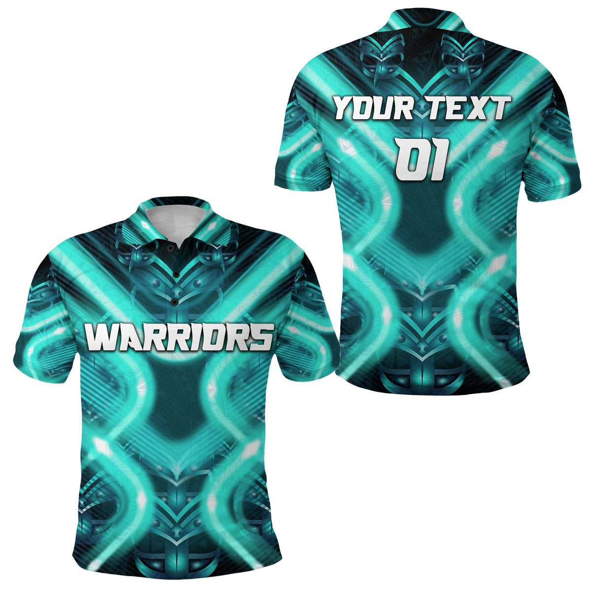 custom-personalised-new-zealand-warriors-rugby-polo-shirt-original-style-turquoise-custom-text-and-number